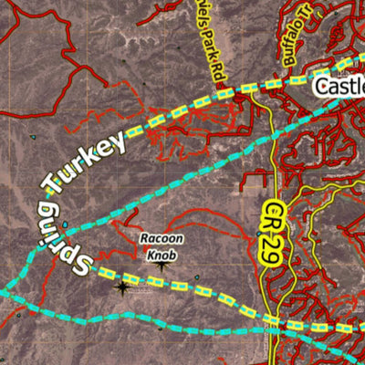 Colorado Unit 51 Turkey, Goose, and Pheasant Concentration Map Preview 3