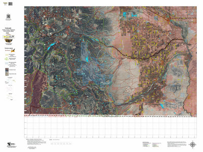 Colorado Unit 81 Turkey, Goose, and Pheasant Concentration Map Preview 1