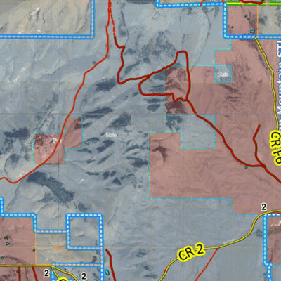 Colorado Unit 58 Turkey, Goose, and Pheasant Concentration Map Preview 2