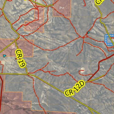 Colorado Unit 6 Turkey, Goose, and Pheasant Concentration Map Preview 2