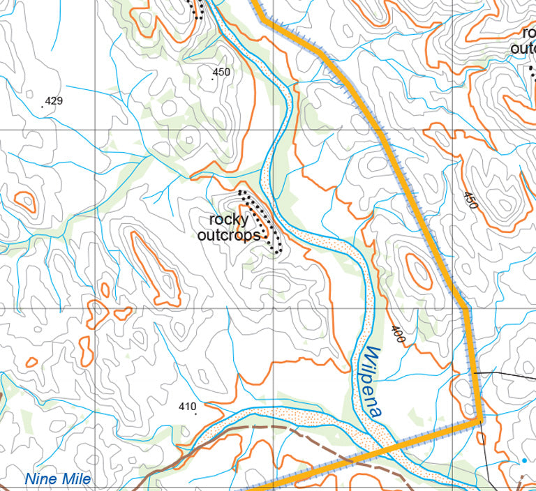 Flinders Ranges Map C4 by Mapland - Department for Environment and ...
