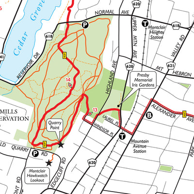 Lenape Trail Detailed Map : 2019 : Trail Conference Preview 2