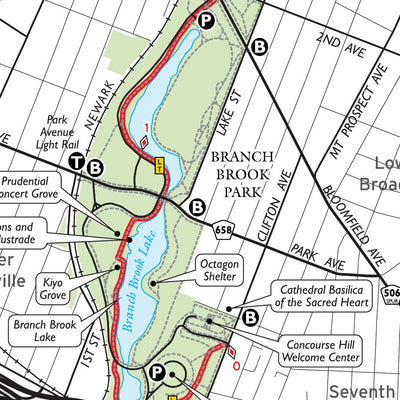 Lenape Trail Detailed Map : 2019 : Trail Conference Preview 3