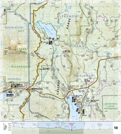 1005 PCT Oregon South (map 10) Preview 1