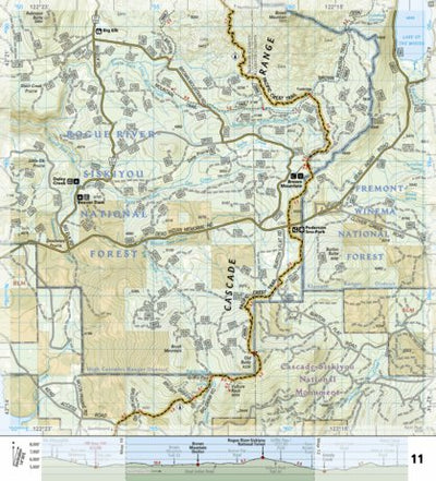 1005 PCT Oregon South (map 11) Preview 1