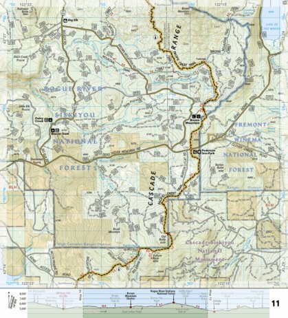 1005 PCT Oregon South (map 11) Preview 1