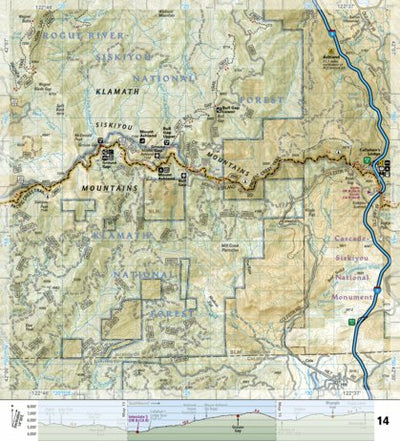 1005 PCT Oregon South (map 14) Preview 1