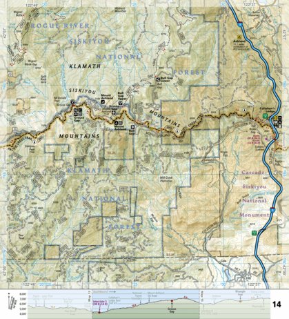 1005 PCT Oregon South (map 14) Preview 1