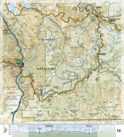1005 PCT Oregon South (map 13) Preview 1
