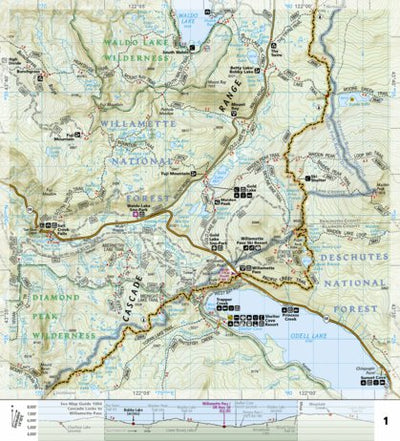 1005 PCT Oregon South (map 01) Preview 1