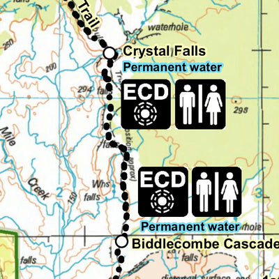 Nitmiluk National Park - Jatbula Trail - Topographic Map Preview 2