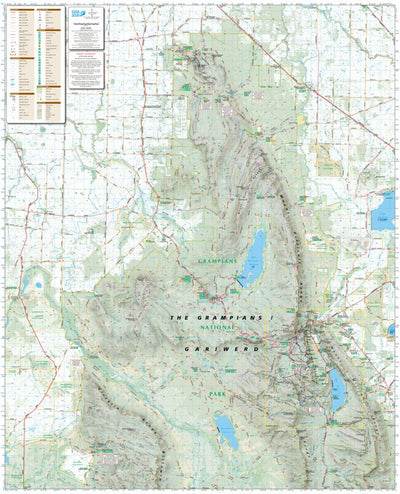 Northern Grampians Outdoor Recreation Guide Ed3 (2019) (includes Wonderland map) Preview 1