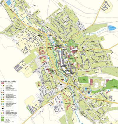 Litomyšl city map – UNESCO site Preview 1