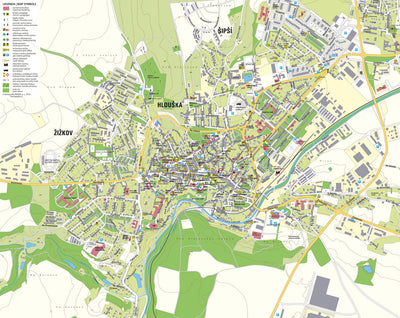 Kutná Hora city map – UNESCO site Preview 1