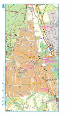 Zirc city Map, várostérkép by Szarvas Andras private entrepreneur ...