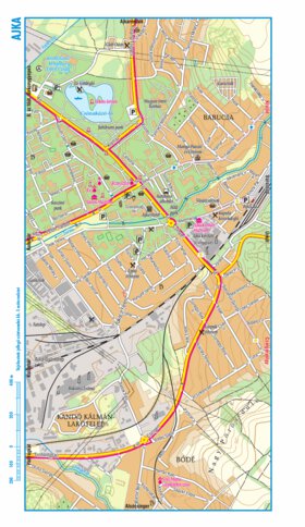 Ajka city map, várostérkép Preview 1