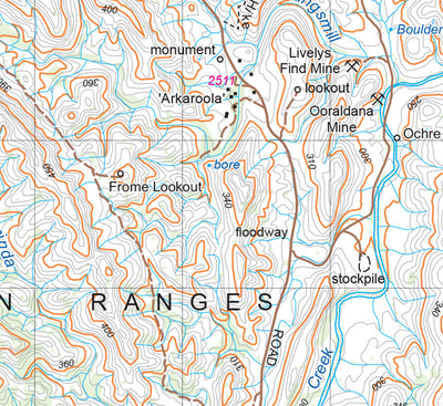 Flinders Ranges Map D13 Preview 2