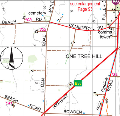 Yorke Peninsula and Mid North Map 142 Preview 2