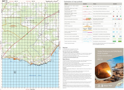 Yorke Peninsula and Mid North Map 111 Preview 1