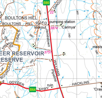 Yorke Peninsula and Mid North Map 300 Preview 2