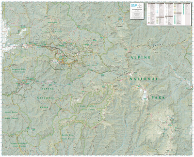 Buller-Howitt Alpine Area Outdoor Recreation Guide Ed2 (2018) (includes Mt Buller and Stirling map) Preview 1