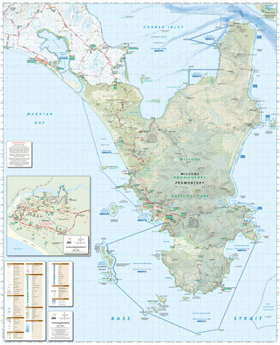 Wilsons Promontory Outdoor Recreation Guide Ed2 (2015) (includes Corner Inlet / Nooramunga map) Preview 1