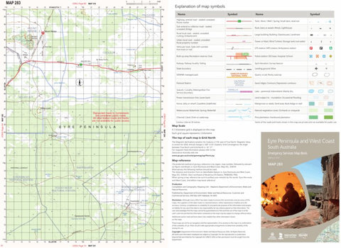 Eyre Peninsula and West Coast Map 283 Preview 1