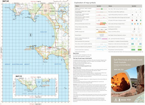 Eyre Peninsula and West Coast Map 345 & 312 Preview 1