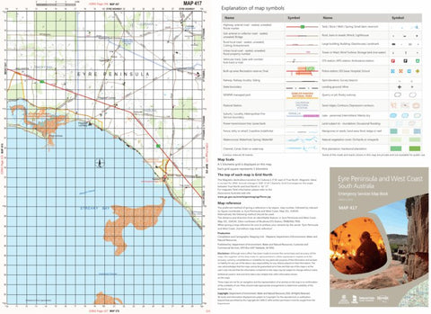 Eyre Peninsula and West Coast Map 417 Preview 1