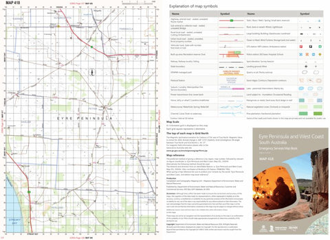 Eyre Peninsula and West Coast Map 418 Preview 1