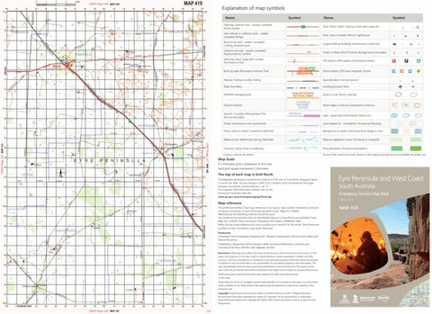 Eyre Peninsula and West Coast Map 419 Preview 1