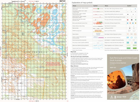 Eyre Peninsula and West Coast Map 421 Preview 1
