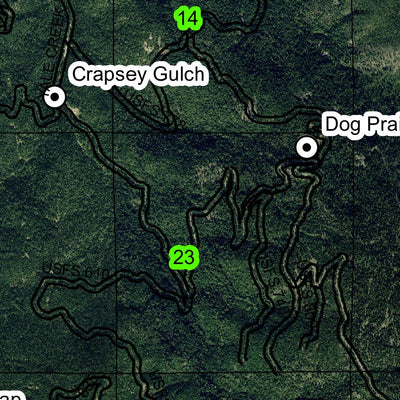 Little Red Mountain T40S R2W Township Map Preview 2