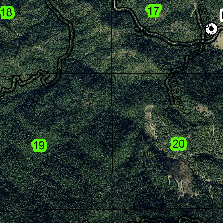 Little Red Mountain T40S R2W Township Map by Super See Services ...