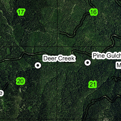 Grayback Mountain T40S R5W Township Map Preview 2