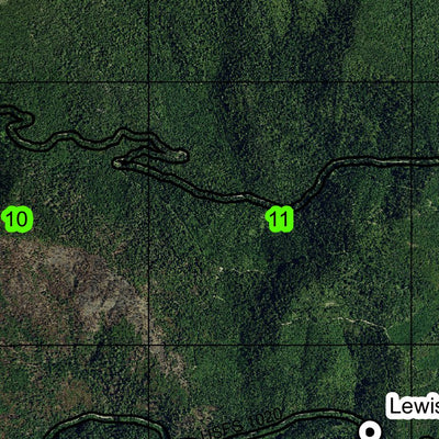 Grayback Mountain T40S R5W Township Map Preview 3
