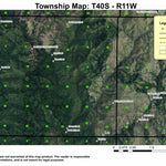Siskiyou NF T40S R11W Township Map Preview 1