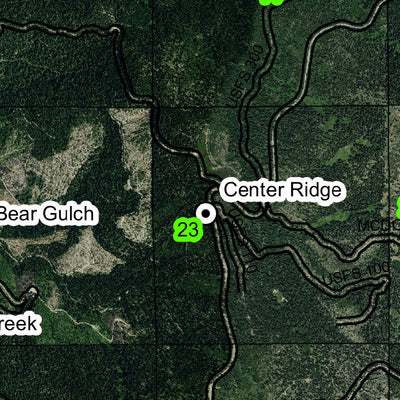 Big Red Mountain T40S R1W Township Map Preview 2