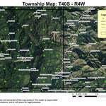 Applegate Lake T40S R4W Township Map Preview 1