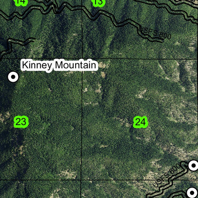 Applegate Lake T40S R4W Township Map Preview 2