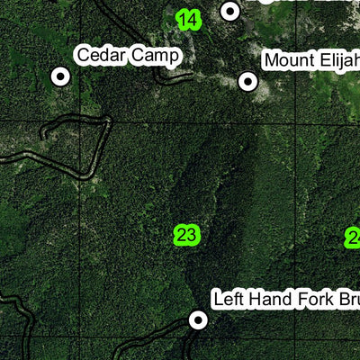 Oregon Caves T40S R6W Township Map Preview 2