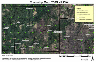 Buzzard Roost T38S R13W Township Map Preview 1