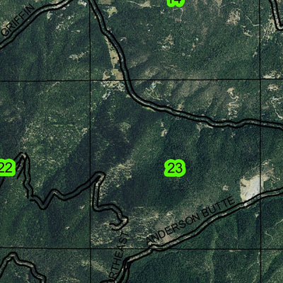 Griffin Creek T38S R2W Township Map Preview 2