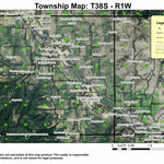 Phoenix Talent T38S R1W Township Map Preview 1