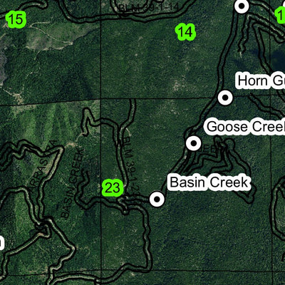 Bald Mountain T39S R1W Township Map Preview 2