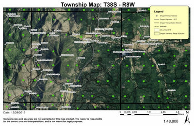 Selma T38S R8W Township Map Preview 1