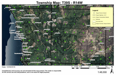 Burnt Hill Summitt T39S R14W Township Map Preview 1