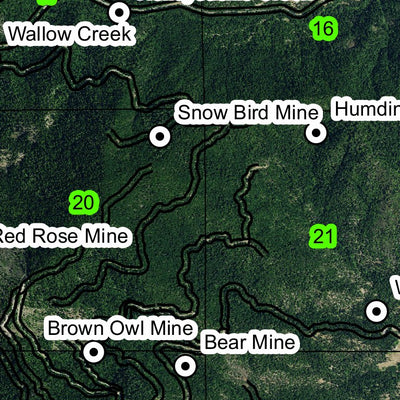 Pennington Mountain T38S R5W Township Map Preview 2