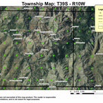Bailey Mountain T39S R10W Township Map Preview 1