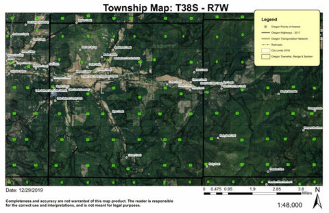 Dryden T38S R7W Township Map Preview 1